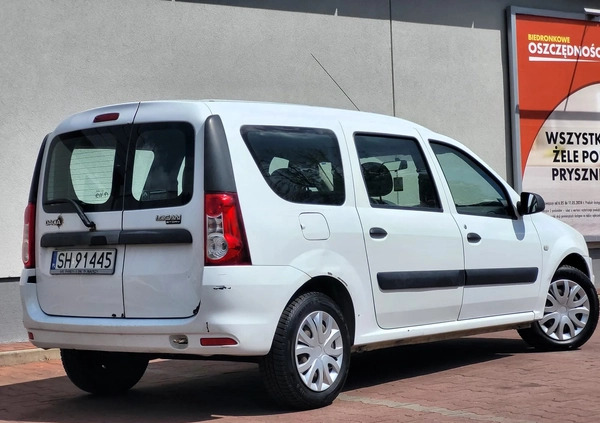 Dacia Logan cena 8700 przebieg: 299700, rok produkcji 2012 z Nowe Warpno małe 46